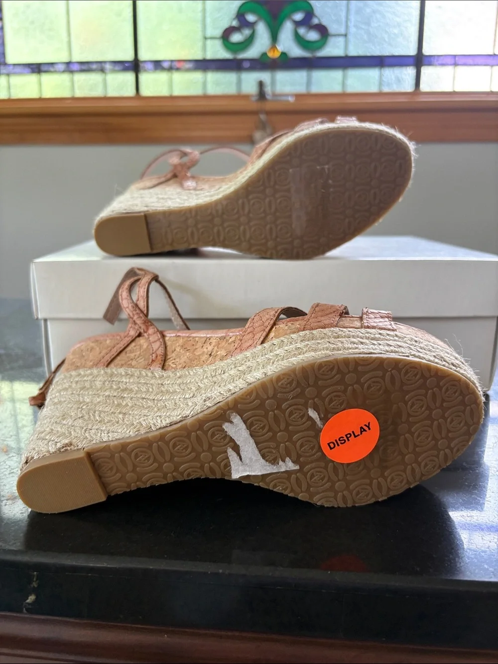 Adrienne Vittadini  Woven Espadrille Wedge Sandals